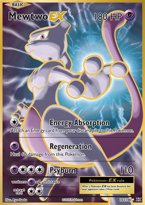 Mew ex holo - Card Name: Mew Card Type: Psychic Card Number: 53/108 Artist: Ken Sugimori Weakness: Psychic Stage: Basic Set: XY Evolutions HP: 40. Important information. To report an issue with this product, click here. Brief content visible, double tap to read full content.